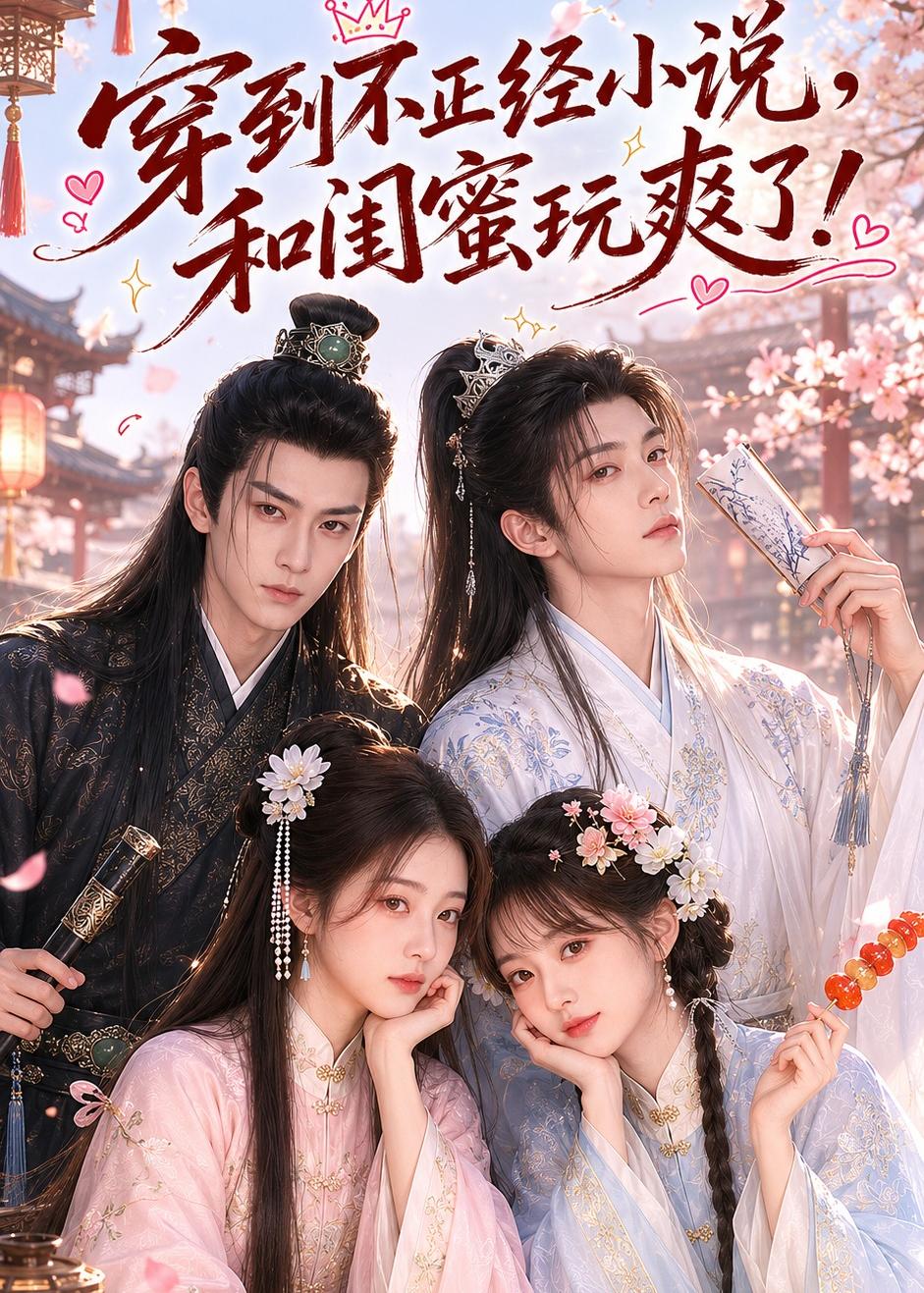 穿到不正经小说，和闺蜜玩爽了(全集)