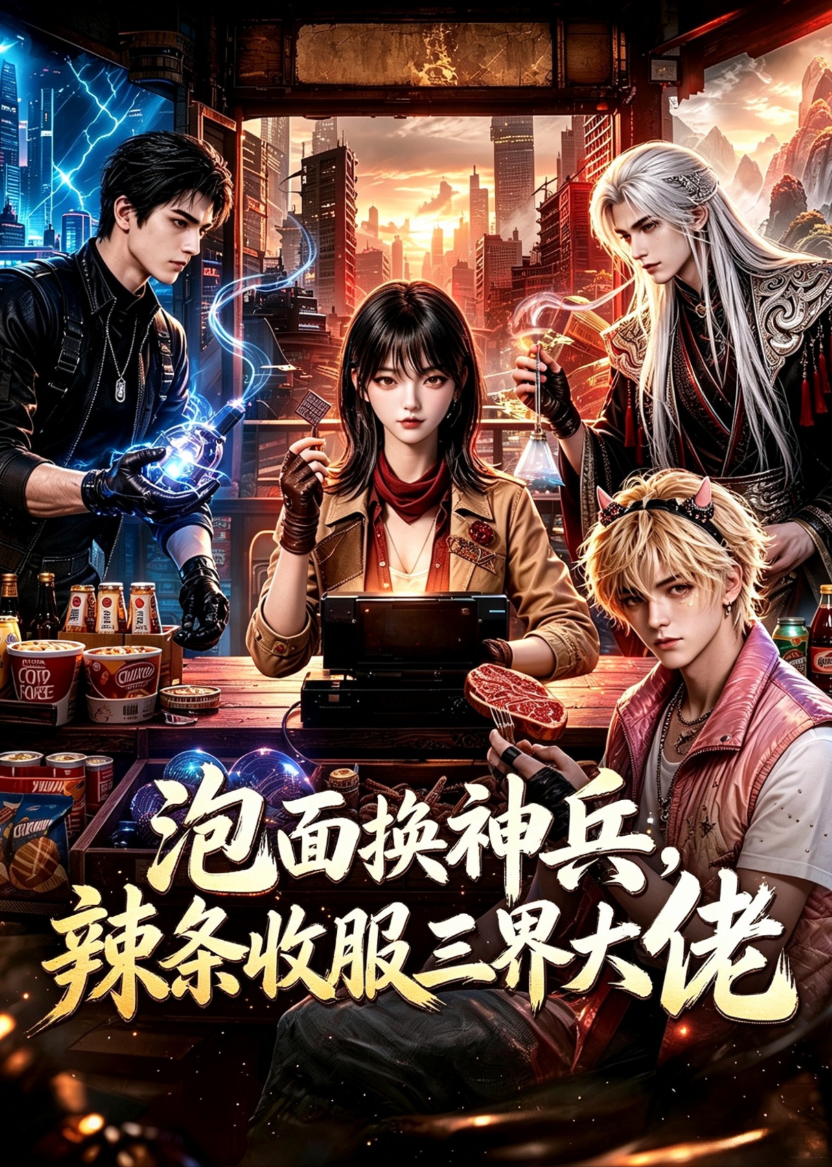 泡面换神兵,辣条收服三界大佬(全集)